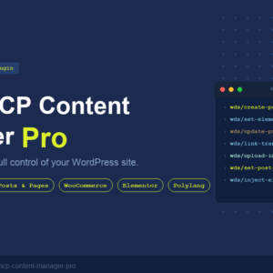 WDS MCP Content Manager Pro WordPress plugin