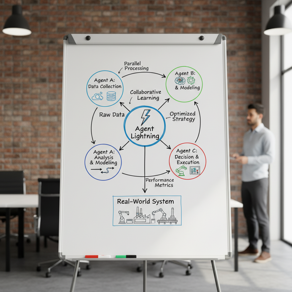 multi-agent optimization workflow with Agent Lightning