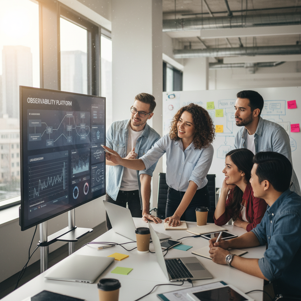 team collaboration on observability platform design