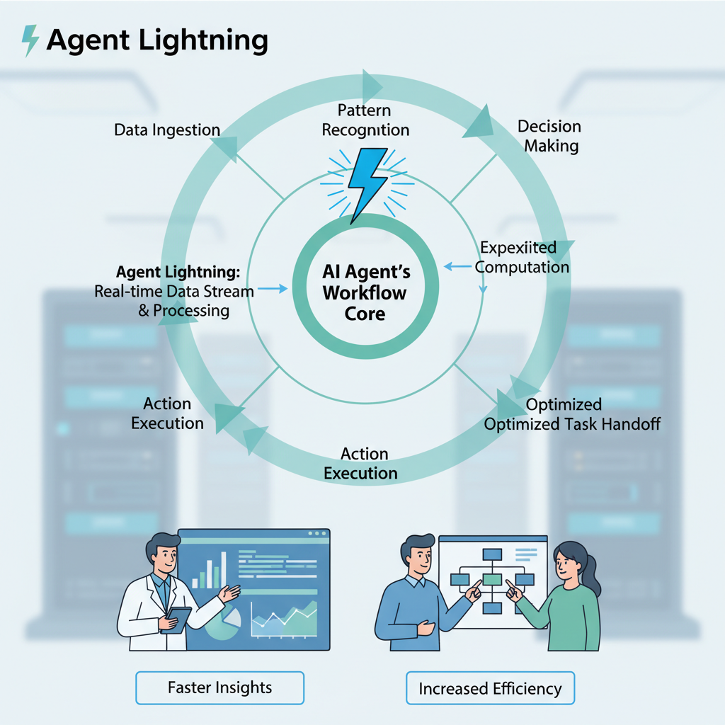 integration of Agent Lightning with an AI agent’s workflow